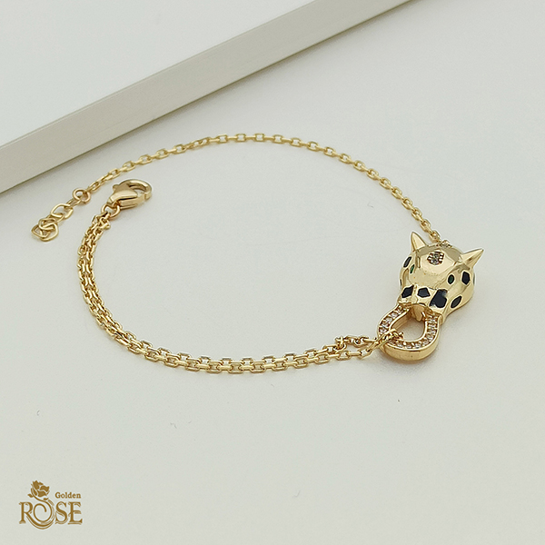 Panther on sale bracelet gold