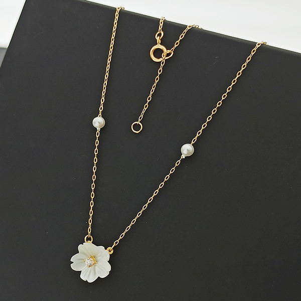 Gold Silver Rose Gold Plated Rose Flower Pendant Necklace Valentine'S Day  Gift Rose Flower Necklace Simple Necklace For Women - Walmart.com